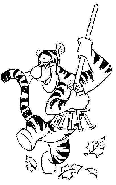 Plansa de colorat cu Winnie de Pooh 75 74